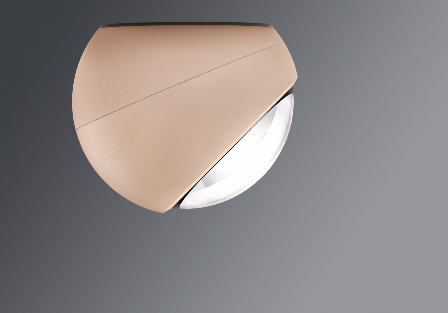 Deckenleuchte io giro gold matt