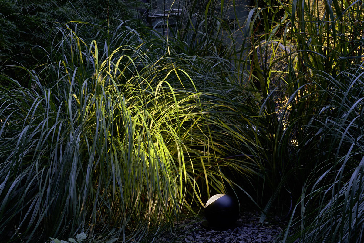 Außenleuchte Sito basso schwarz matt