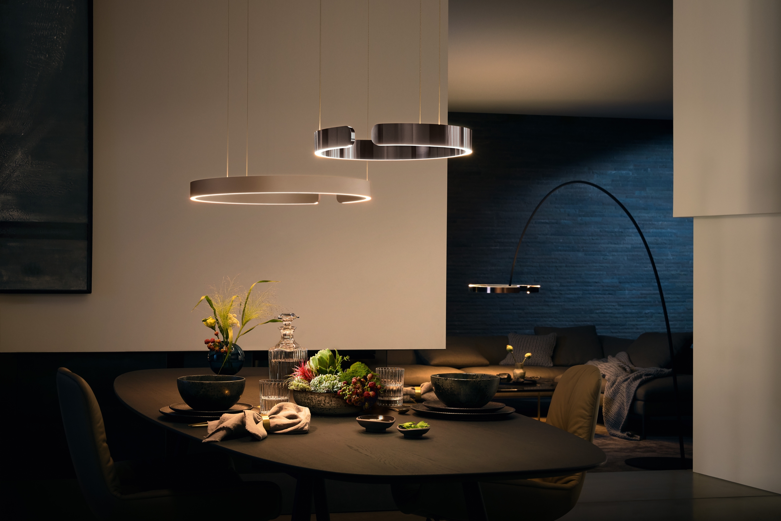 Occhio Design Pendelleuchte Esszimmertisch