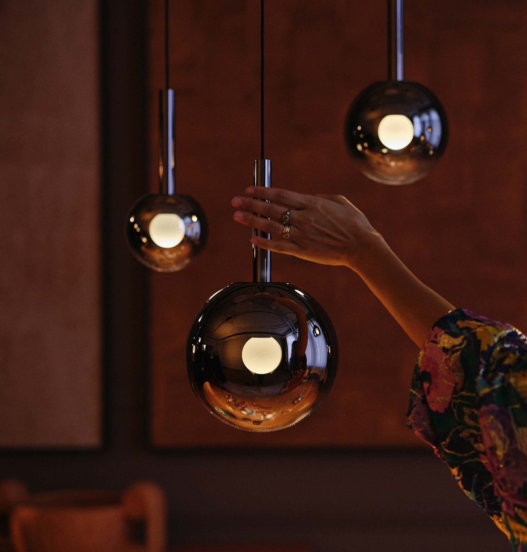 Occhio Luna sospeso Pendelleuchten mit hand