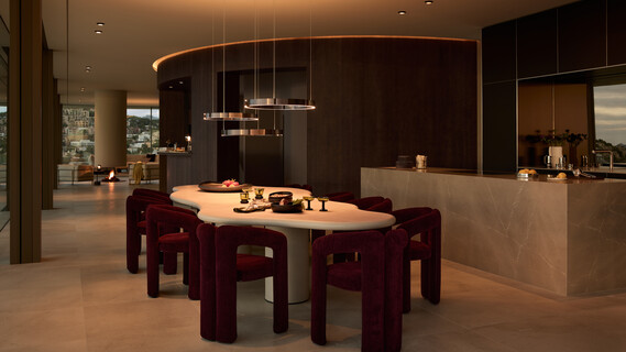 Mito cosmo move über dem Esstisch