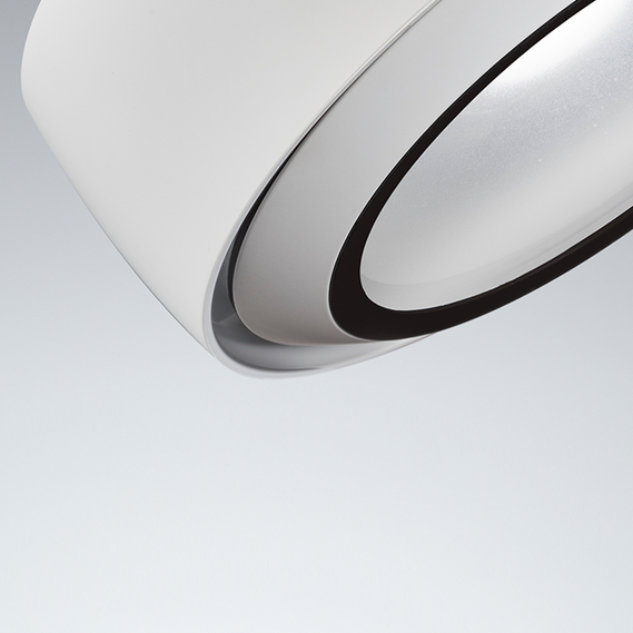 Più R alto doppio in matt white