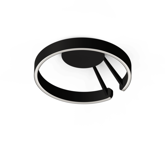 Luminaire in matt black