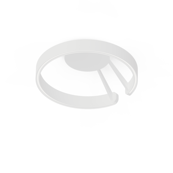 Luminaire in matt white