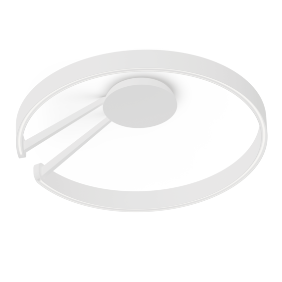 Luminaire in matt white