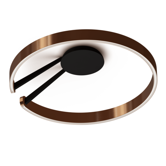 Luminaire in rose gold