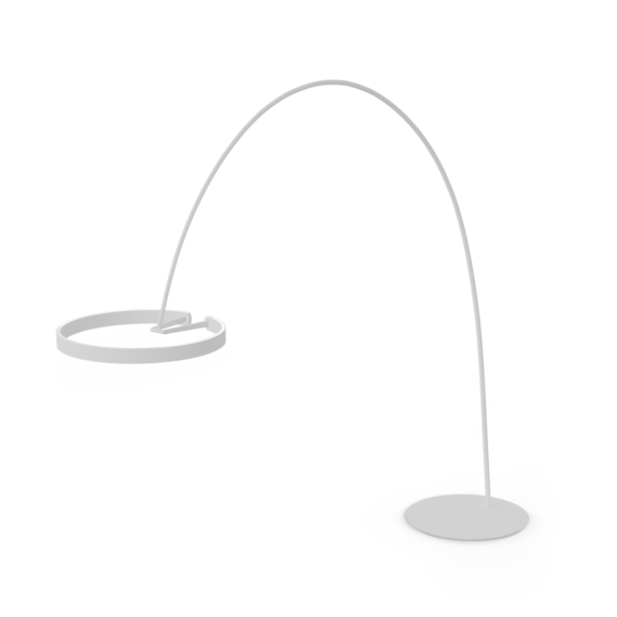 Luminaire in matt white