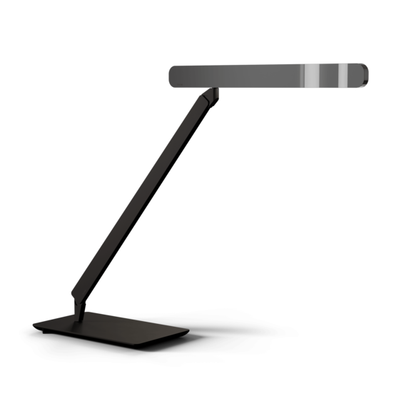Luminaire in dark chrome