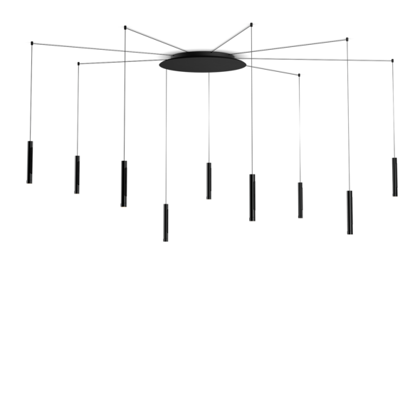 Luminaire in black phantom