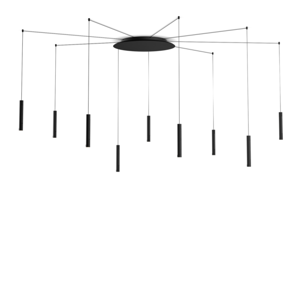 Luminaire in matt black