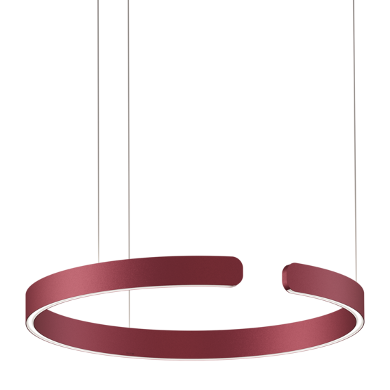 Occhio Leuchte in rosso intenso