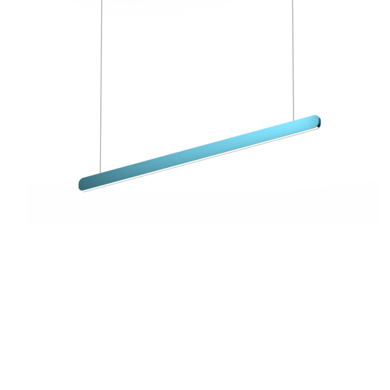 Luminaire in blu vivace