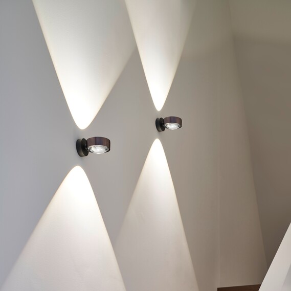 Wandleuchte Sento verticale phantom Privatwohnung Glas