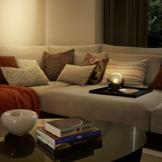 Luna basso Tischleuchte Wohnzimmer