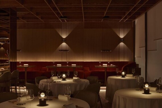 Row on 5 Restaurant London Occhio Lighting