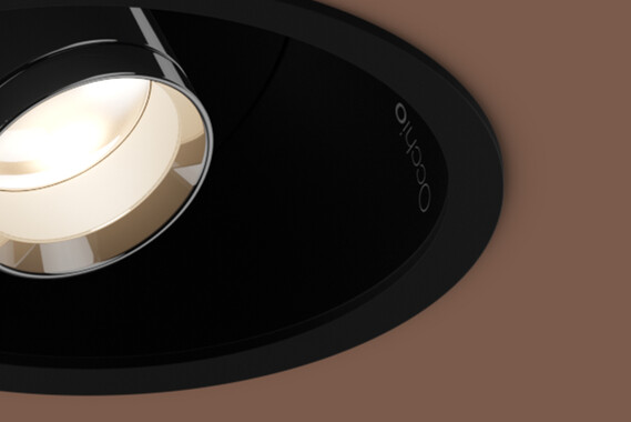 Occhio coro piano edge dark chrome Deckenstrahler