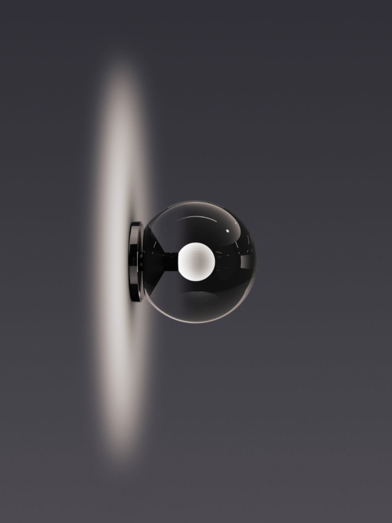 Luna scura Wandleuchte Lichtwirkung