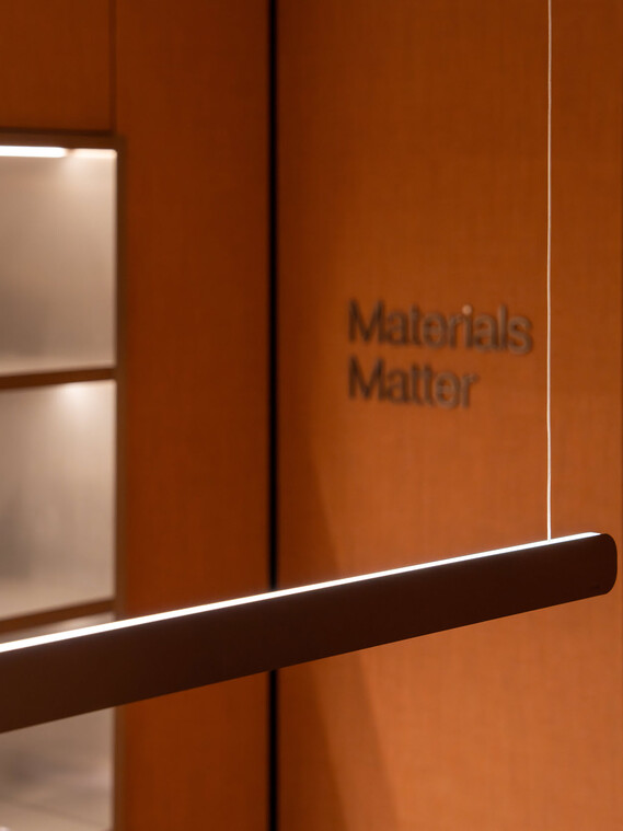 Dornbracht Showroom Mito volo Detail Materials matters