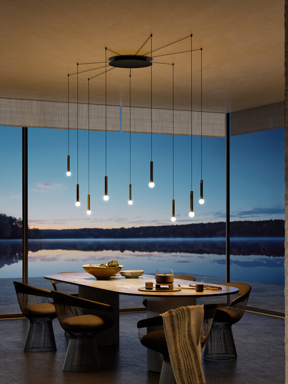 Coro moon spider CGI Esstisch