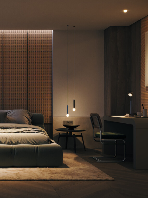 Coro moon sospeso CGI Hospitality Bedroom
