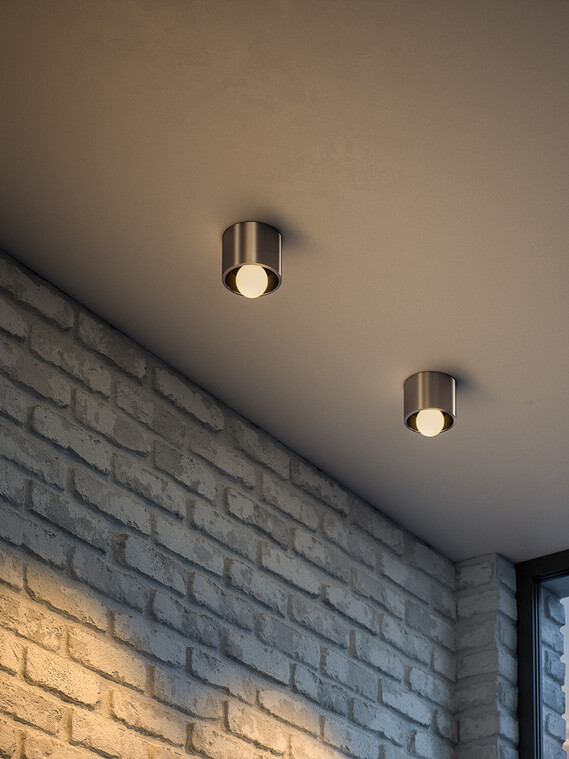 Occhio coro moon alto rosegold Deckenstrahler