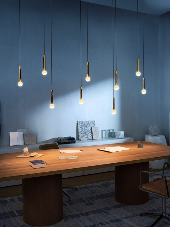 Occhio coro moon sospeso spider 9 Pendelleuchte