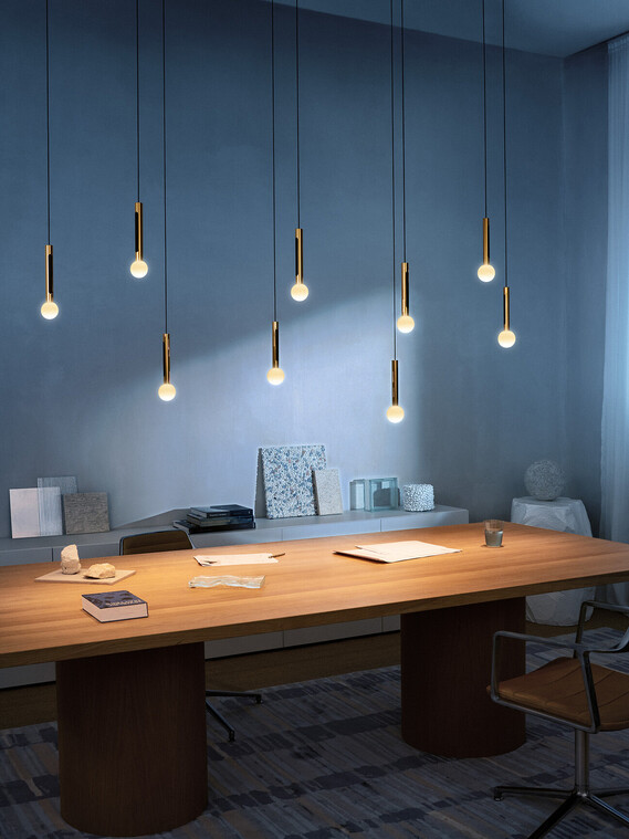 Occhio coro moon sospeso spider 9 Pendelleuchte