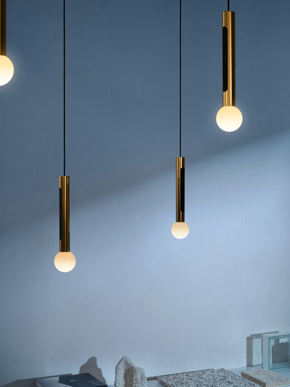 Occhio coro moon sospeso spider 9 gold Pendelleuchte