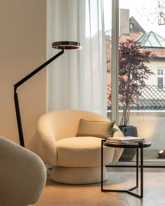 Occhio Gioia Lettura Bodenleuchte Wohnzimmer