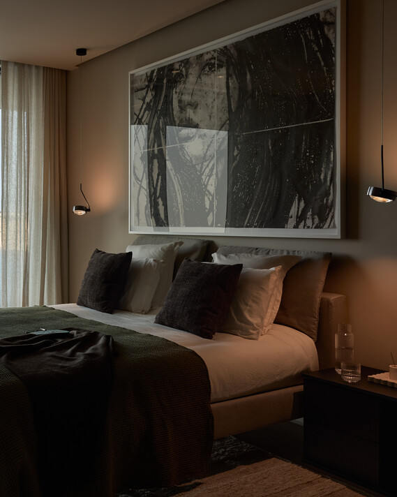 Zwei sento filo neben dem Bett