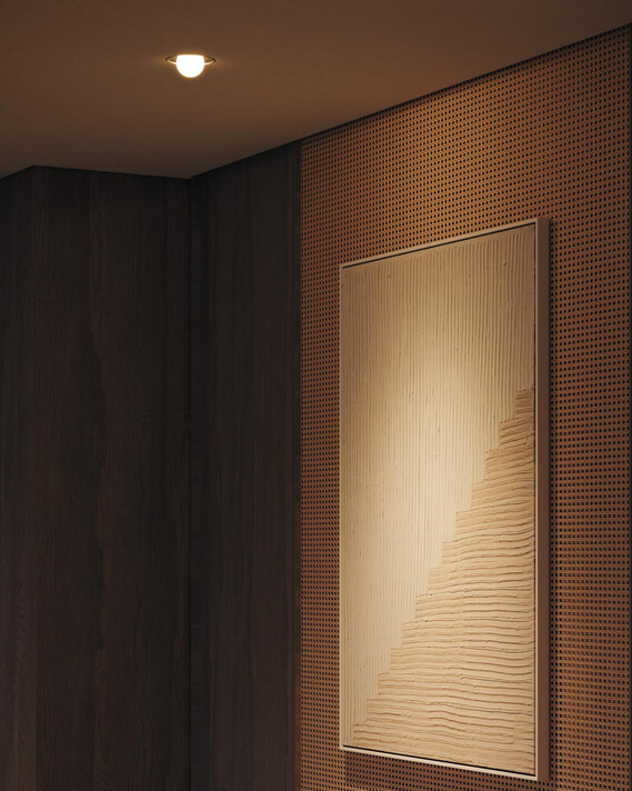 cgi bild eines angestrahlten Gemäldes