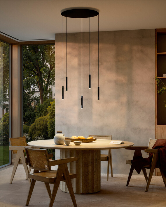 Occhio coro sospeso cloud 5 in dining room situation