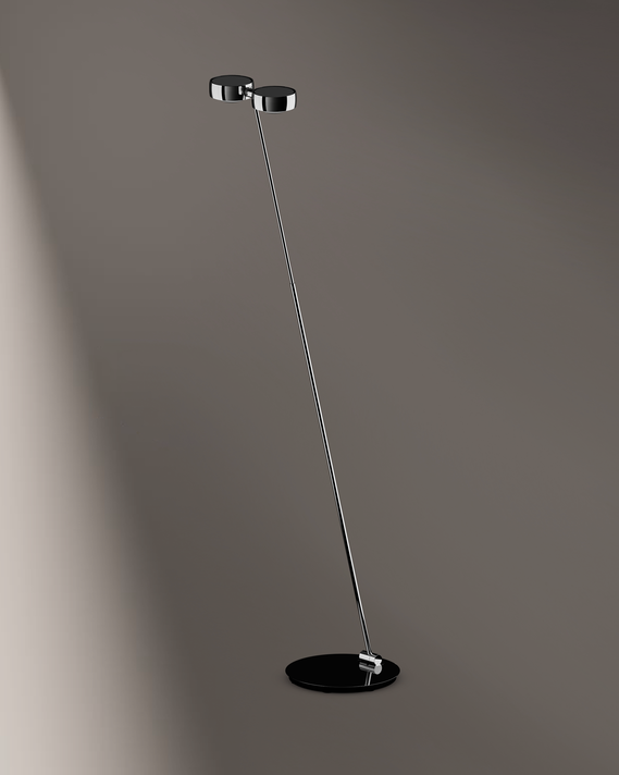Occhio Sento terra floor luminaire on gray backround