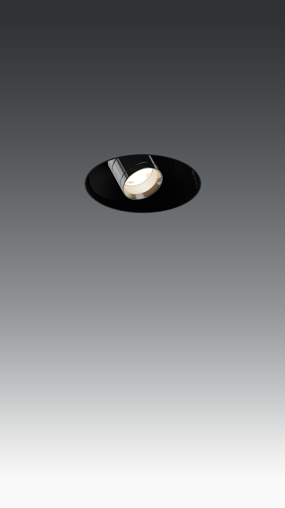 Occhio coro piano pure dark chrome Deckenstrahler