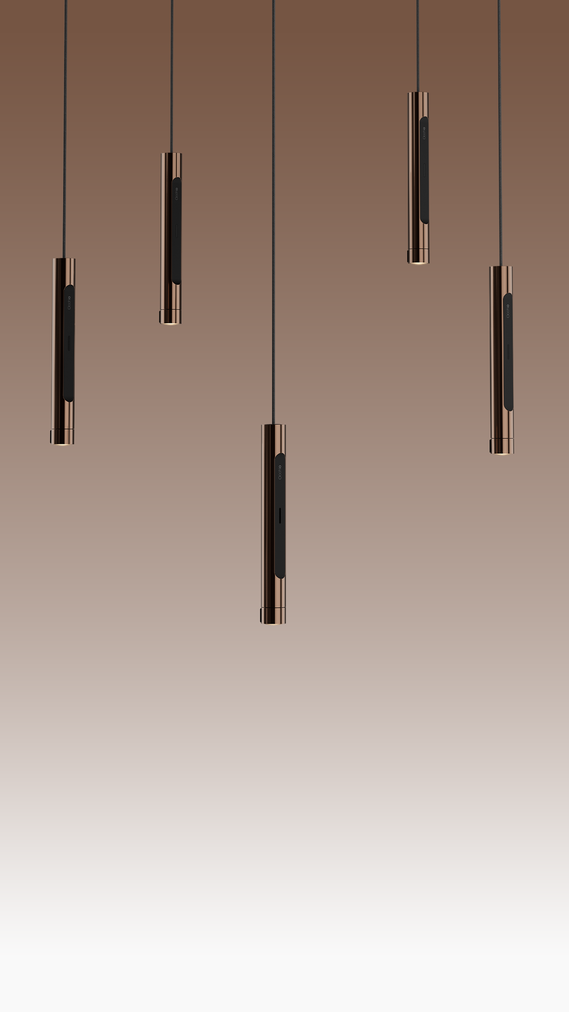 Occhio coro sosepeso cloud 5 rose gold Pendelleuchte